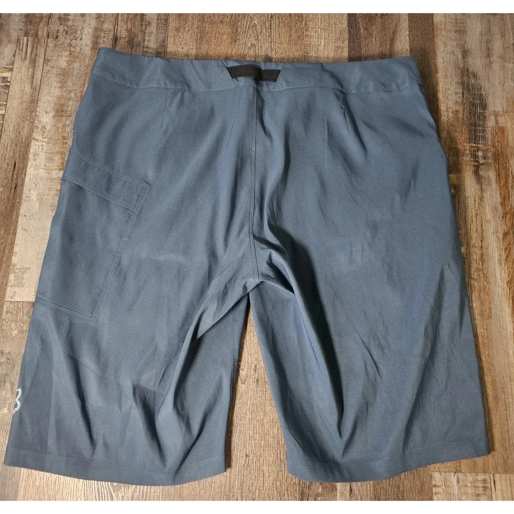 Fox Ranger Racing Shorts Mens 40 Blue/Gray Cycling Motocross Cargo Pockets Belt